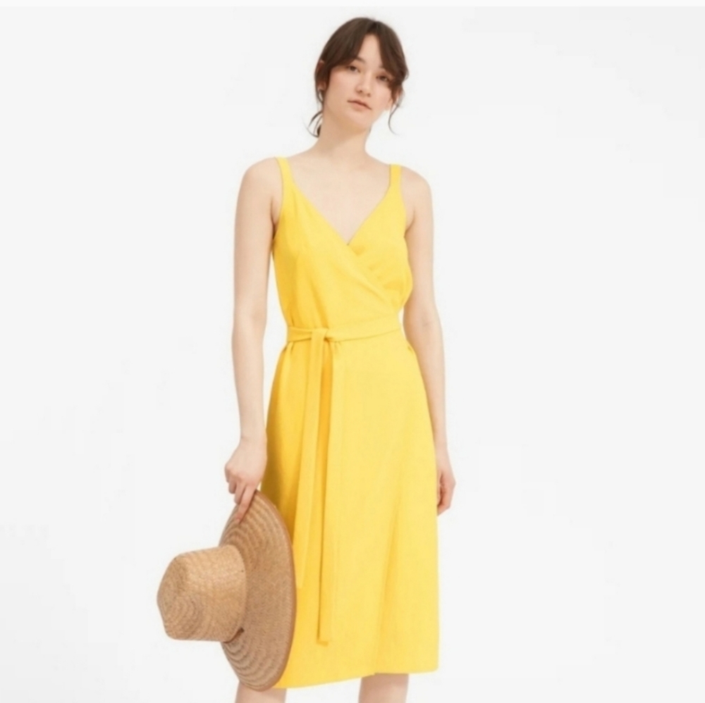 Everlane Japanese GoWeave Wrap Dress NWOT